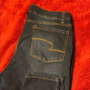 Time and Tru size 16 super skinny super dark wash